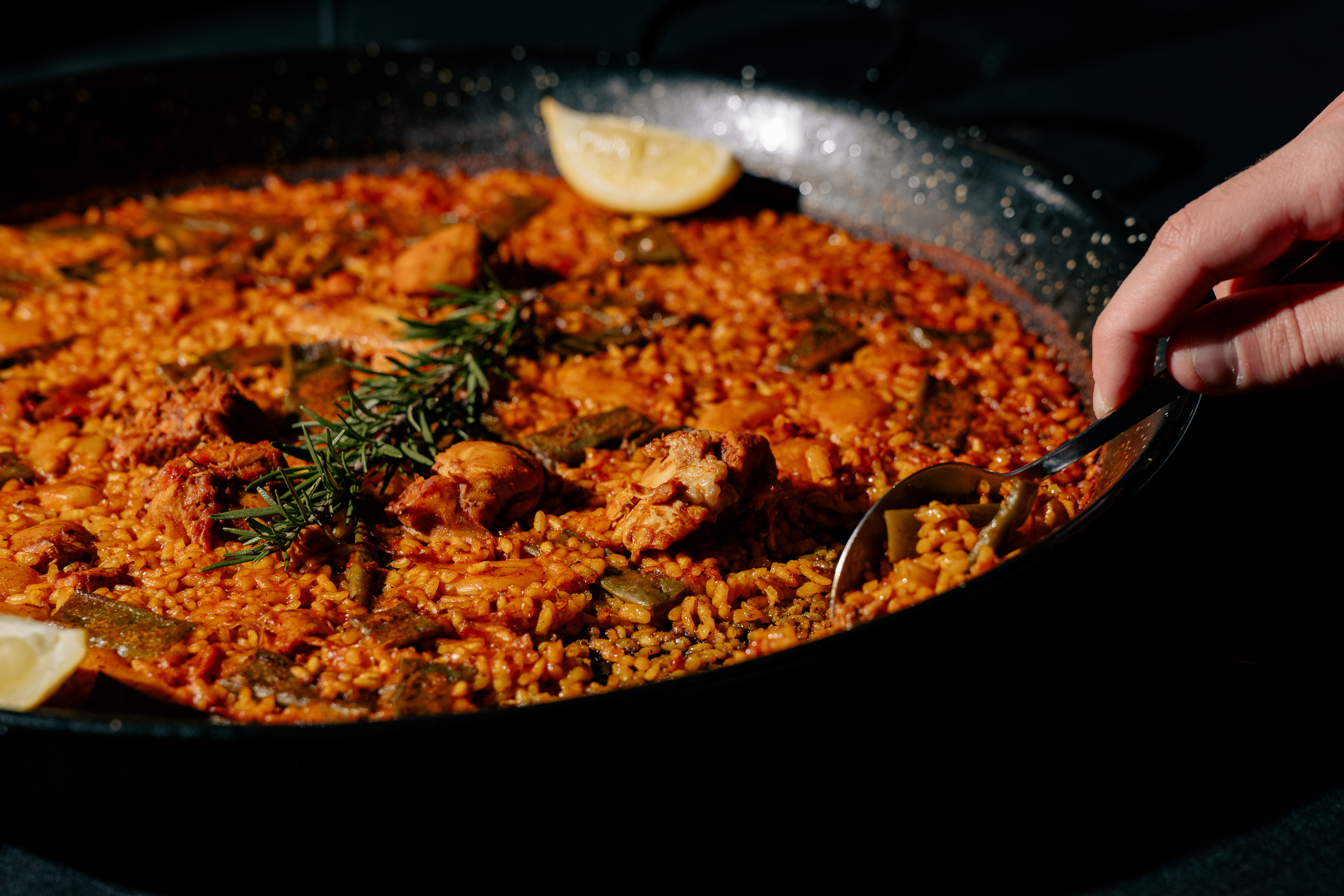 Fuego y sartén